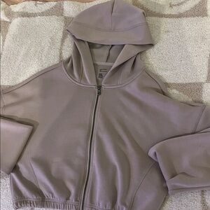 Hollister Women's Lavender Hooded Jacket
